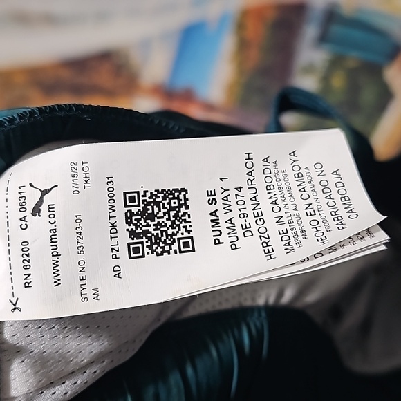 Puma‎ Storm Watch Packable Pants Size XL NWT - Picture 6 of 6